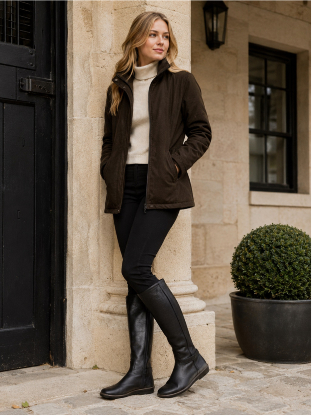 Vivobarefoot Ryder II Boots Women 8.5 Pittards Leather Equestrian Sloane Black
